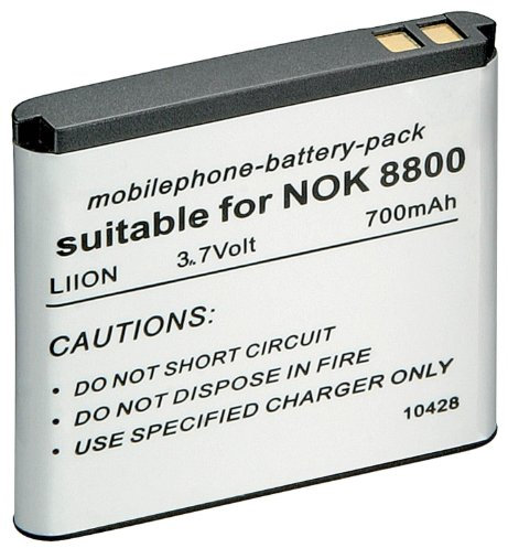 Unbekannt Battery for Nokia: 8800; MP for NOK 8800/8801(BL-5X) 700 mAh Lion