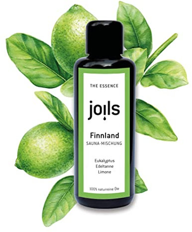 JOILS® Saunaaufguss FINNLAND, 100ml, 100% naturreines Öl für Ihre Sauna, ätherisches BIO-Saunaöl vom Familienbetrieb aus dem Schwarzwald