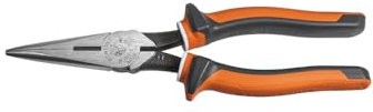 Long Nose Side Cutter Pliers, 8-Inch Slim Insulated KLEIN TOOLS 2038EINS