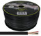 Câbles pour microphones100m noir - 2x0,34mm² - OFC conducteur interne