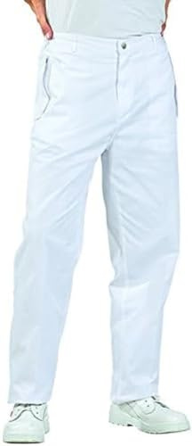 Planam 5330062 Food Herren Bundhose, Reinweiß, Größe 62