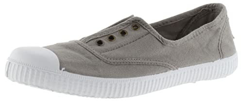 victoria Inglesas 1915 Lona Drec & Elástico Central & Refuerzo Puntera 106623 para Mujer Gris 40