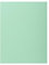 Exacompta - Réf. 348004E - Paquet de 100 chemises semi rigides avec 1 rabat SUPER 160 g/m² - couleurs pastel - chemises certifiées PEFC™- dimensions 24 x 32 cm pour format A4 - couleur vert clair