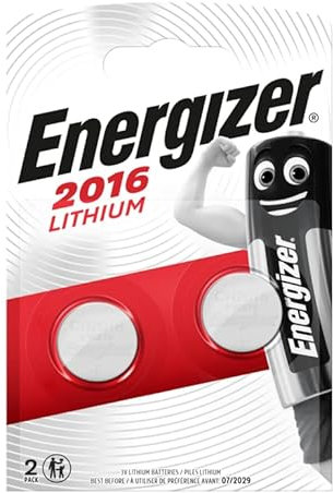 Energizer [ Pack of 2 ] Cr2016 3v Lithium Coin Cell Battery Dl2016 Ecr2016 CR 2016
