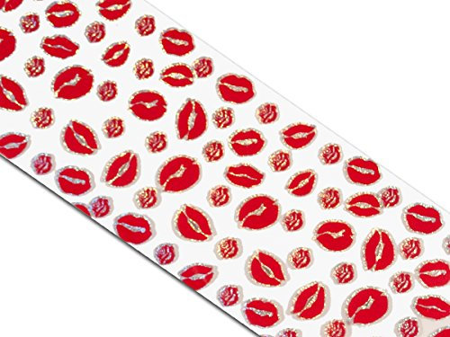 Nailart Transferfolie Chromfolie Kiss Love Kuss