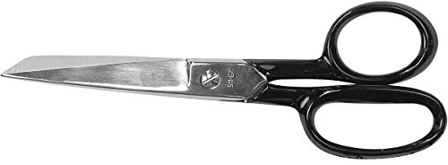 Westcott 10259 7-Inch Forged Nickel-Plated Scissors For Office and Home, Black