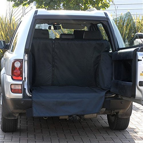 To Fit Freelander 1 Boot Liner 2004-2006 - BL062 | Tailored Car Boot Protector, Dog Boot Mat With Rear Bumper Cover, All Weather, 3 & 5 Door, Black