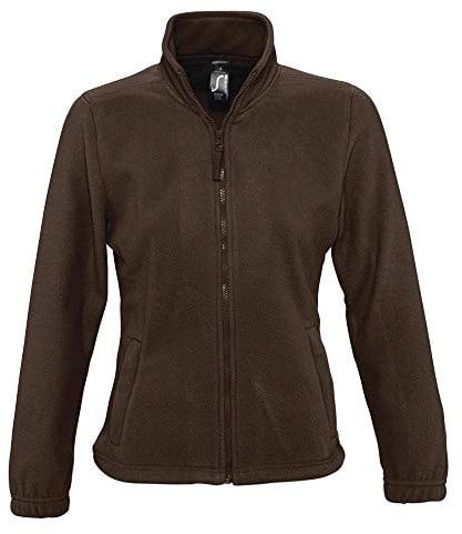 SOL’S North - Giacca da donna in pile cioccolata fondente L