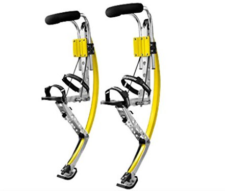 Skyrunner Känguru-Schuhe für Erwachsene, Herren, Damen, zum Fitness-Training (50-70 kg) Sprungfeder-Schuhe (Gelb)