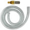 Dieselpumpe Schlauch, Sauggarnitur, Saugset 25mm für Dieselpumpen mit Rückschlagventil aus Messing, Spiralverstärkter Schlauch, 10m für Heizölpumpe Ölpumpe Kraftstoffpumpe Tankstelle, Umfüllpumpe