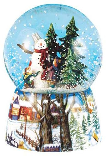 Spieluhrenwelt 46069 Schneekugel Schneemann