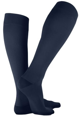 Bauerfeind VenoTrain Business AD CCL2 foot long Kompressionsstrümpfe L normal marine short