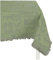 Casatessile Mexico - Jacquard-Tischdecke Baumwolle | Eleganz Geometrisches Muster mit Fransen | Maschinenwaschbar & Langlebig | Quadratisch cm 140x140 - Verde SALVIA - GRÜN