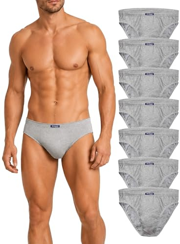 BRUBAKER 7er Pack Herren Slips Baumwoll Mix