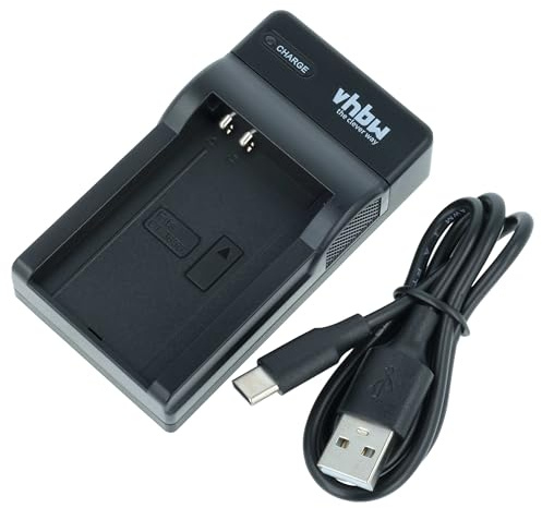 vhbw USB Akkuladegerät kompatibel mit Nokia N-Gage N70, N71, N72, N91 Digitalkamera, Camcorder, Action Cam-Akku - Ladeschale