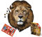 Madd Capp Shape Puzzle Löwe, Konturpuzzle 550 Teile, für Kinder und Erwachsene