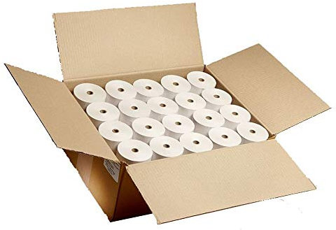 Lot de 50 rouleaux thermiques 80 x 80 x 12 mm, homologués pour imprimantes, caisses, imprimantes fiscales -