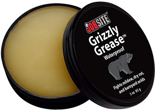 JobSite Graisse d’étanchéité Grizzly Grease - Protecteur de cuir - 85 g