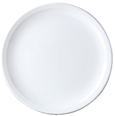 Steelite V0246 Simplicity Pizza Plates, White (Pack of 6)