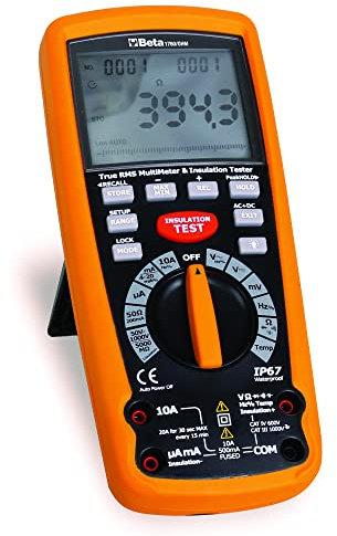 Beta 1760/OHM - Multimetro/megaohmetro per test isolamento ad alta tensione. lettura a valore efficace true rms
