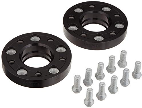 H&R DRA-System Spürverbreiterungsatz 50mm pro Achse - Lochkreis 5x120 - Mittenzentrierung 72,5mm - System M14x1,5 - kompatibel mit BMW - Schwarz