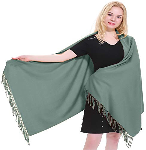 CJ Apparel 100% Cashmere Shawl Pashmina Scarf Wrap Stole Hand Made in Nepal NEW