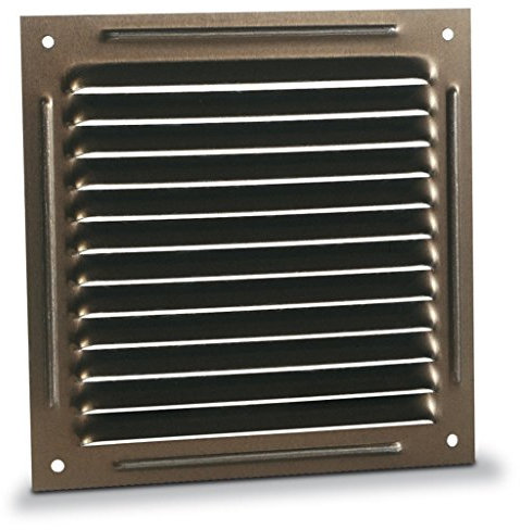 Anzapack 814417L - Rejilla Plana 20X20 Cm. Bronce