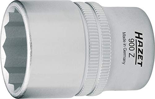 HAZET Steckschlüsseleinsatz Doppelsechskant 900Z-10 10mm I Antrieb 1/2 Zoll I Chrom-Vanadium-Stahl, robustes Design