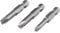 wolfcraft 1267000 Embouts sécurité Longueur 50 torq-set 6/8/10 Lot de 3 Argent