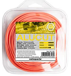 ratioparts - AluCut Mähfaden | Ø 3,0 mm - Länge 15 m - 6-Kantfaden mit Aluminiumpartikeln - für Freischneider und Motorsensen