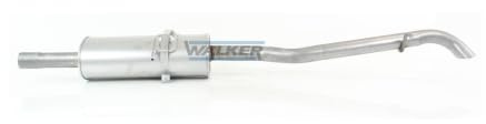 WALKER 72144 Endschalldämpfer ohne Anbauteile Hinten Kompatibel mit MERCEDES-BENZ A-Klasse W168 1684902021 A1684902021 | Kompatibel mit: MERCEDES-BENZ A-CLASS