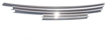 OMAC Kühlergrill Leisten Grillleisten kompatibel mit Ford Transit Custom 2013-2018 Chrom 5x