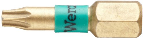 WERA 066102001 Bit T15 L.25mm BiTor 867/1TX BDC diamantbesch. WERA Antrieb C6,3