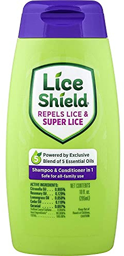 Lice Shield Shampoo and Conditioner in 1, 10 Fluid Ounce by Lice Shield