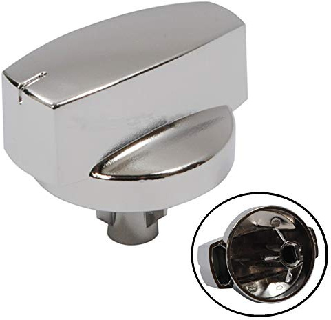Genuine Stoves 444445412 Oven Cooker Knob Function Control Switch (Silver/Chrome)