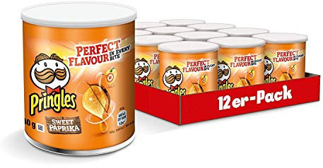 Pringles Paprika Crisps 40 gr. - [Pack 12]