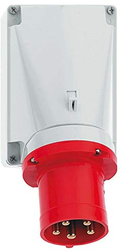 Wandgerätestecker GT 63A 5p 400V 6h IP44 BALS 24134