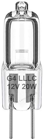 Long Life Lamp Company 10 x G4 Halogen Light Bulbs Lamps 20W 12v