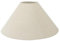 Slubby Hopsack Coolie Lampshade | Modern Lamp Shades for Table Lamps and Floor Lamps | Natural Cream Lampshade for Standard Lamps (Coolie, 35cm Diameter)