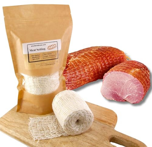 AlcoFermBrew MEAT NET 150/36 – 10M Meat Netting | Cooking String | Cooking Twine | Smoking | Meat Injector | Smoking Hooks