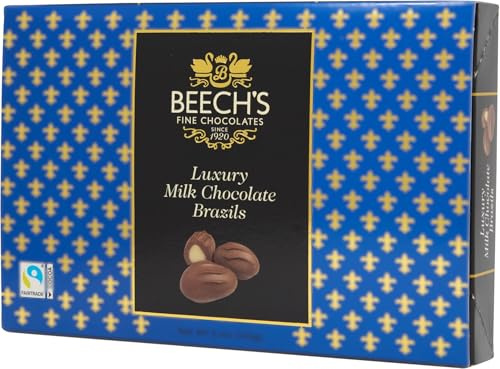Beech's Milk Chocolate Brazils, 145g - Premium Chocolate-Covered Brazil Nuts