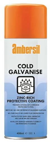 Ambersil 30291 Cold Galvanise Spray, 400 ml