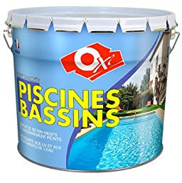 Peinture Piscine Solvantée Blanc - 10 Litres