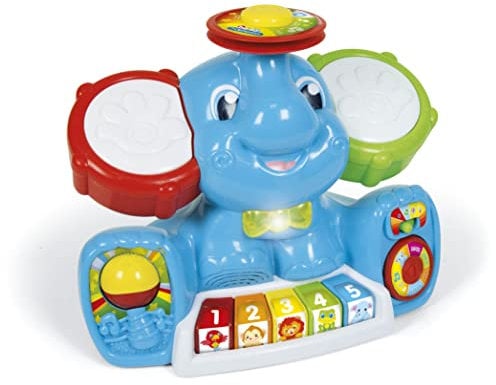 Clementoni Baby Alberto 14984 Elefant aus Konzert, 10-36 Monate, Mehrfarbig, 14984