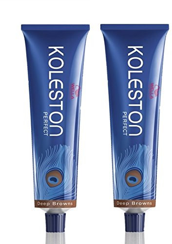 Wella 2x Koleston Perfect 9/17 Lichtblond Asch-Braun 60 Ml