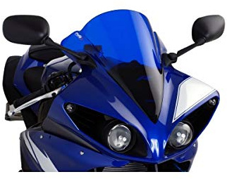 Puig 4935A Z-Racing Windscreen optimised aerodynamics, Blue
