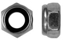 100 Stück rostfreie Edelstahl V2A Sechskantmuttern (selbstsichernd) DIN 985 M5