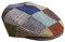 Hanna Hats Donegal Vintage Cap (Patchwork) (Extra Large), Unikate aus bestem irischem Tweed