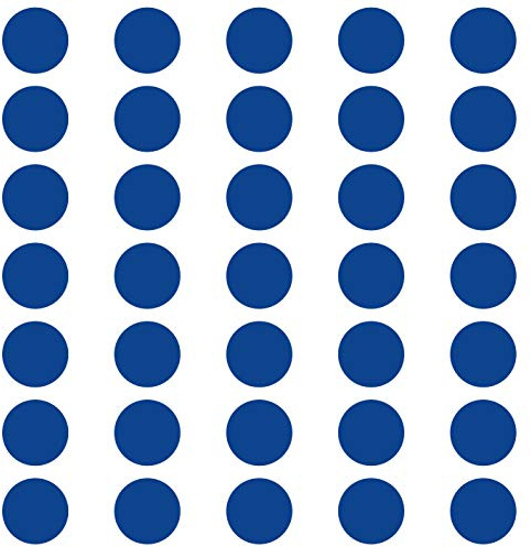 kleb-Drauf® | 35 Punkte | Blau - glänzend | Autoaufkleber Autosticker Decal Aufkleber Sticker | Auto Car Motorrad Fahrrad Roller Bike | Deko Tuning Stickerbomb Styling Wrapping