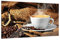 Klebefieber Glasbild Coffee B x H: 60cm x 40cm